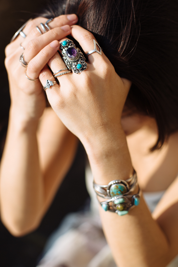 Boho turquoise jewelry